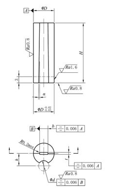 High Accurate Tungsten Carbide Rod Pin Tunable Residual Stress