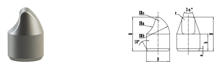 100% Virgin Cemented Carbide Mining Buttons